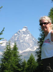 The Matterhorn from the Grand Balconeta.  Click for larger picture.